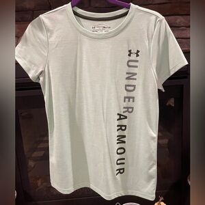 Mint Green. Size Small. Under Armour. Short sleeve. T-Shirt